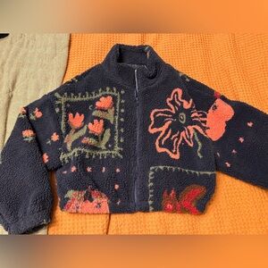 Cider Countryside Fleece Cropped Jacket